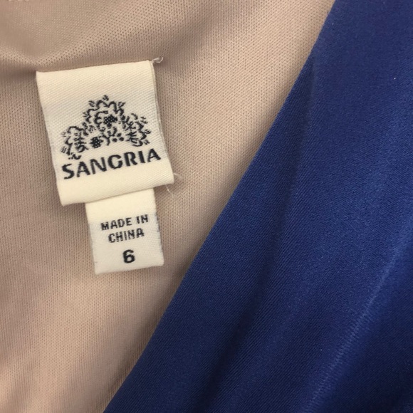 Women’s Sangria royal blue dress size 6 - Picture 4 of 5